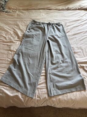 torrid Herringbone Wide Leg Pants in Heather Gray